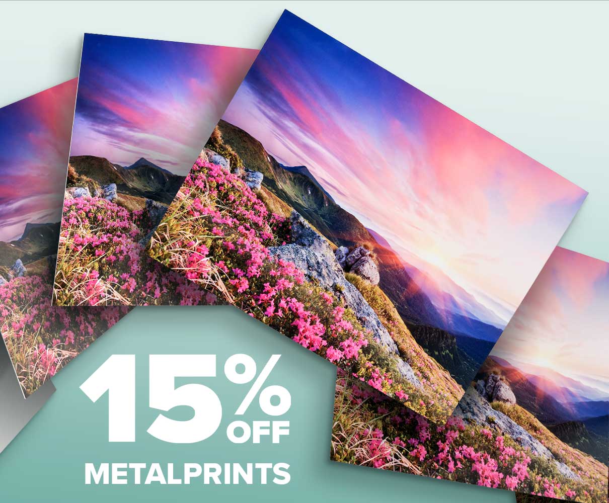 15% Off MetalPrints