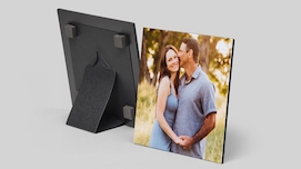 5-inch-high pictures have included stands for optional tabletop display