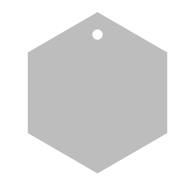 Hexagon Bamboo Ornament