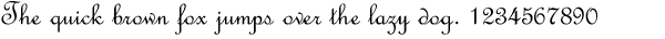 Sample text shown in French Script