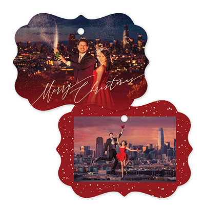 Merry Christmas 616 - Winsome Bamboo Ornament