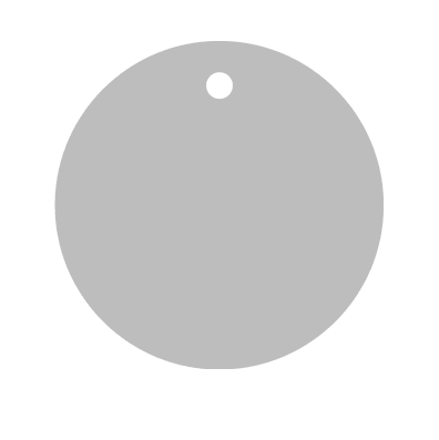 Circle Metal Ornament