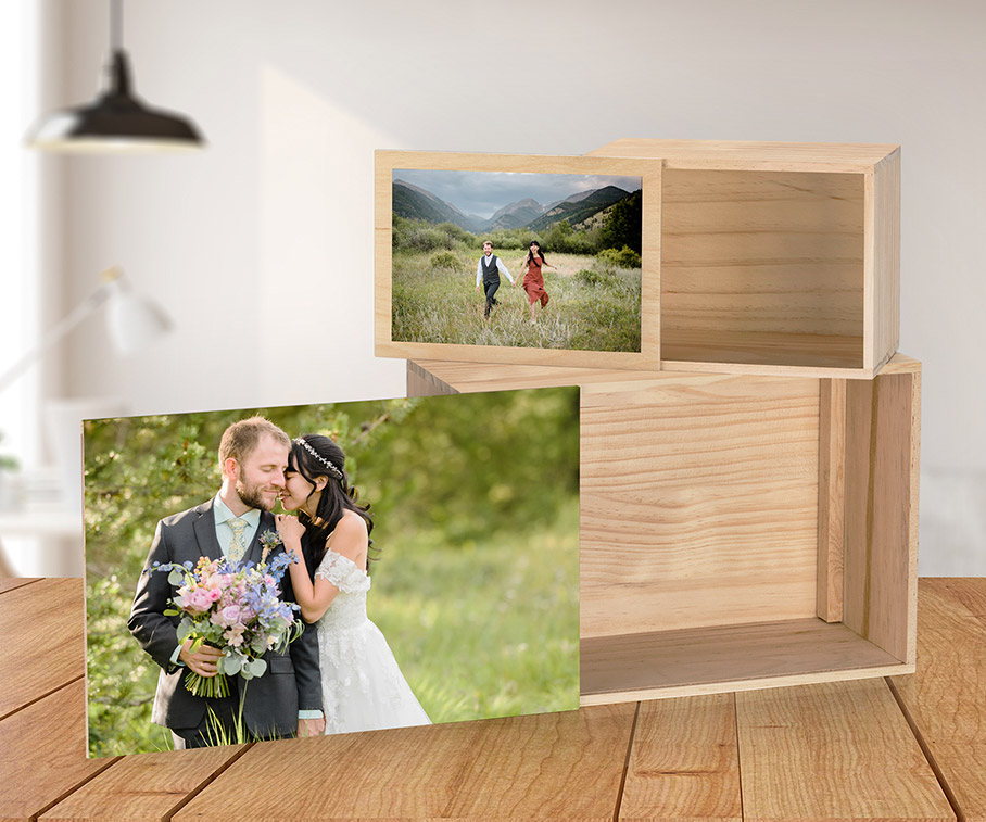 Custom Wood Gift Boxes