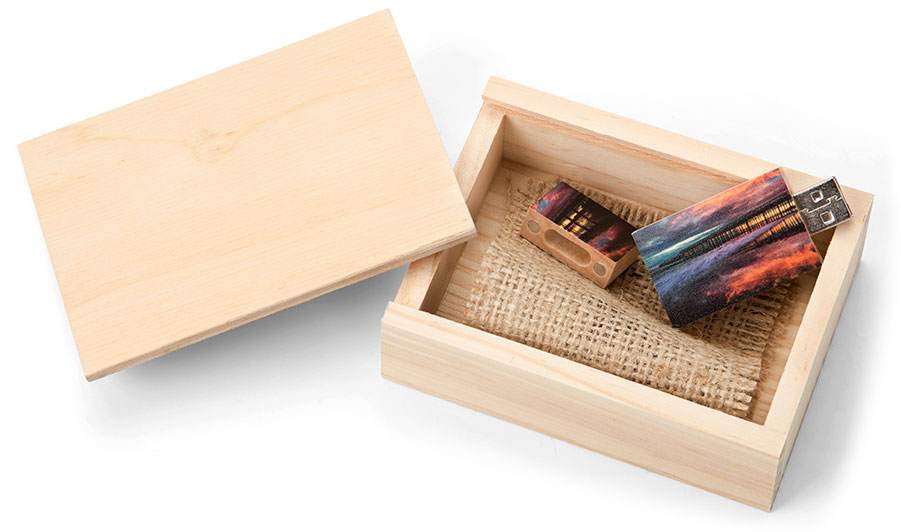 Present in a Wood Box