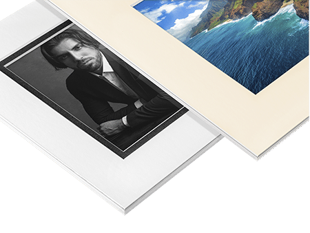 High quality prints with archival mat board.