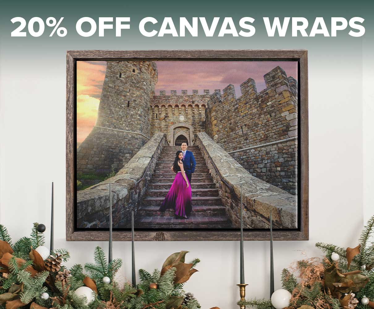 20% Off Canvas Wraps